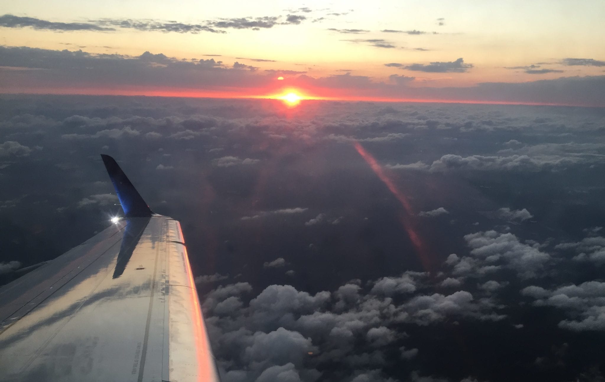 airplane-sunset