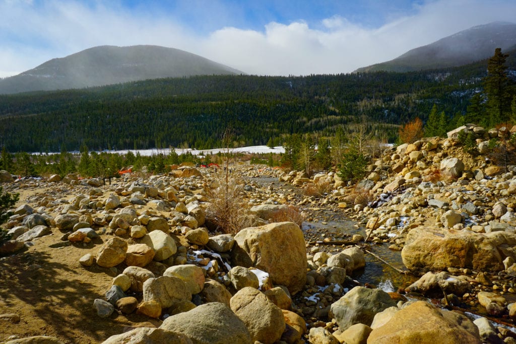 Alluvial Fan at Rocky Mountain National Park