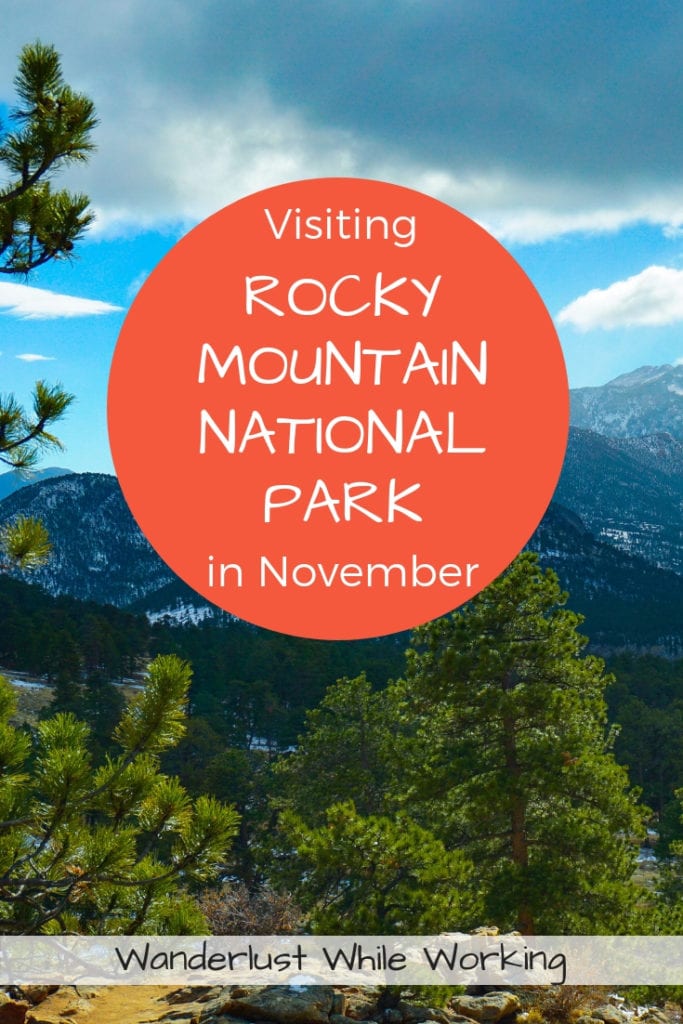 Visiting Rocky Mountain National Park in November