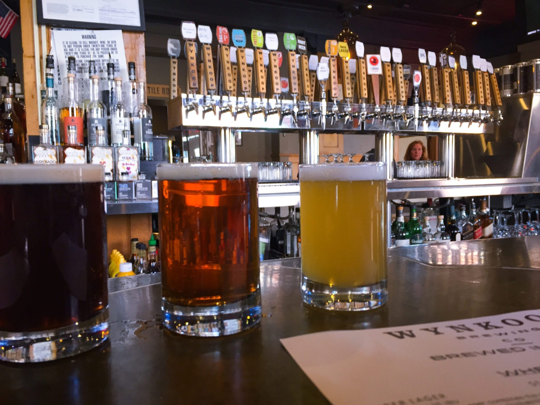 Wynkoop Brewing Taps and Flight Denver