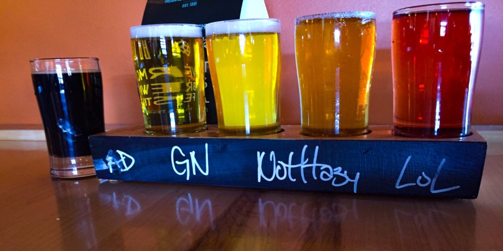Simple Roots Brewing Flight
